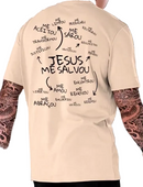 Camiseta Masculina Cristã Jesus Fé Camisa Streetwear Lançamento 100% Algodão Envio Imediato
