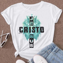 Camiseta T-shirt Feminina Blusa Leão de Judá