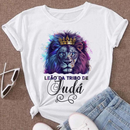Camiseta T-shirt Feminina Blusa Leão de Judá