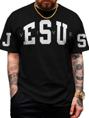 Camiseta Masculina Jesus Vive Moda Evangélica Camisa 100% Algodão