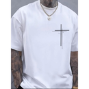 Camiseta blusa masculina cruz dupla 100% algodao