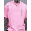 Camiseta blusa masculina cruz dupla 100% algodao