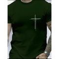 Camiseta blusa masculina cruz dupla 100% algodao