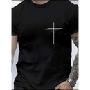 Camiseta blusa masculina cruz dupla 100% algodao