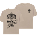 Camiseta T-shirt ou Oversized Feminina Meu Jesus Cristo Fé