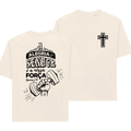 Camiseta T-shirt ou Oversized Feminina Meu Jesus Cristo Fé