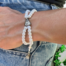 Terço De Pulso Pérola São Bento NOVIDADE Pulseira Religiosa