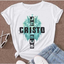 Camiseta T-shirt Feminina Blusa Leão de Judá | Blusa Feminina | Fardamento Igreja Moda