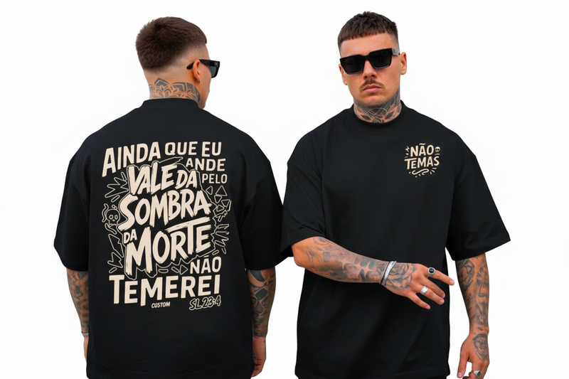 Camiseta T-shirt Cristã Gospel blusa Versículo Camisa 100% Algodão Unissex
