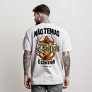 Camiseta Masculina Cristã Não Temas Moda Evangélica 100% Algodão