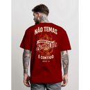 Camiseta Masculina Cristã Não Temas Moda Evangélica 100% Algodão