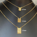 Escapulário Mini Prata 925 Legítima Sagrado Coração de Jesus+ Nossa Senhora do Carmo 60cm