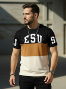 Camiseta Masculina Jesus Vive Moda Evangélica Camisa 100% Algodão