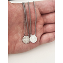 Escapulário de Aço Inox Sao Bento Prata Aço Inox 316L Masculino