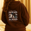 Moletom Canguru Feminino Estampado Cristão Jesus 100% Algodão Blusa de Frio