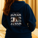 Moletom Canguru Feminino Estampado Cristão Jesus 100% Algodão Blusa de Frio