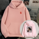 Moletom Canguru Feminino Estampado Cristão Jesus 100% Algodão