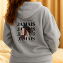 Moletom Canguru Feminino Estampado Cristão Jesus 100% Algodão Blusa de Frio