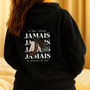 Moletom Canguru Feminino Estampado Cristão Jesus 100% Algodão Blusa de Frio