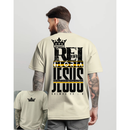 Camisa T-shirt Oversized Street Wear Casual Estilo Crista Rei Da Gloria Camiseta 100% Algodão