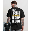 Camisa T-shirt Oversized Street Wear Casual Estilo Crista Rei Da Gloria Camiseta 100% Algodão