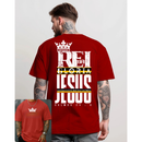 Camisa T-shirt Oversized Street Wear Casual Estilo Crista Rei Da Gloria Camiseta 100% Algodão