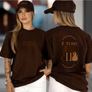 Camiseta T-shirt Feminina É tudo sobre Ele Yeshua