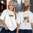 Camiseta T-shirt Feminina É tudo sobre Ele Yeshua